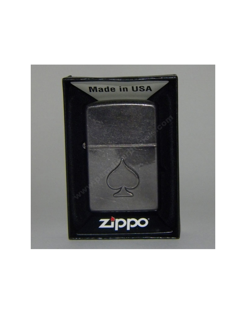 Zippo stamped spade