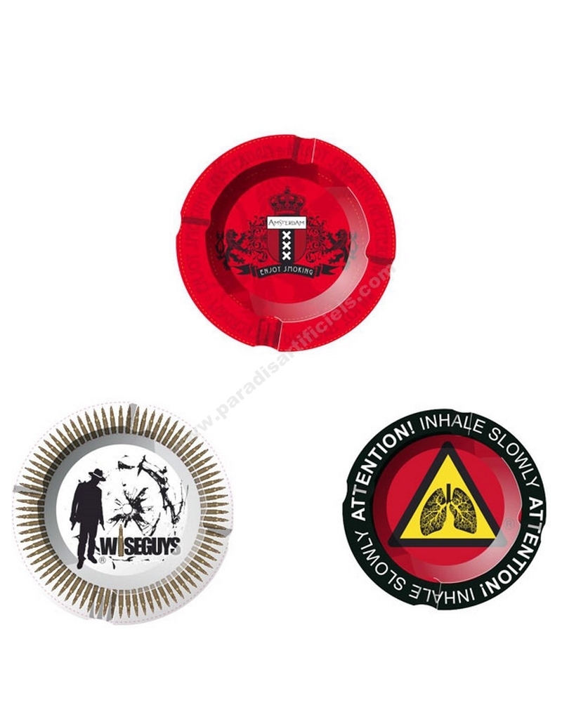 Cendriers en métal tête de mort