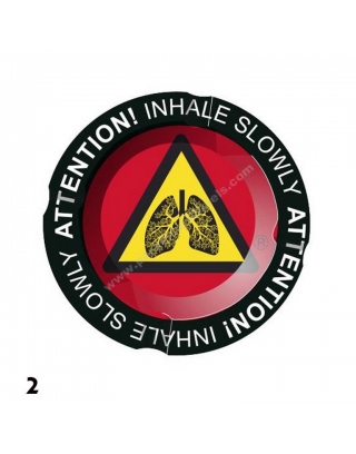 Cendriers en métal tête de mort