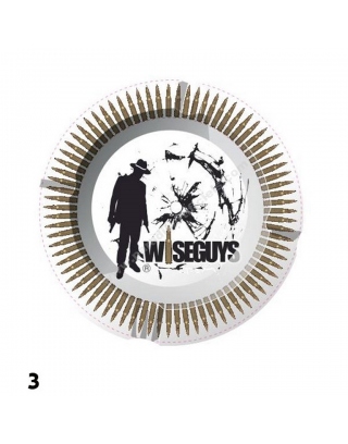 Cendriers en métal tête de mort