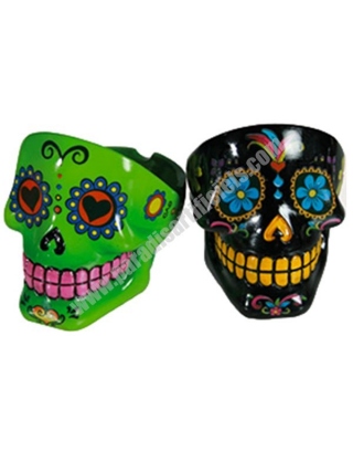 Cendrier tête de mort mexicaine