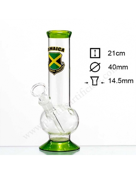 Bang verre Jamaïca 21cm