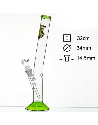 Bang verre Jamaïca 32cm