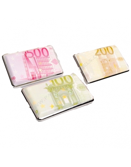 Boîte cigarettes euros plat