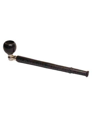 Pipe bois coude métal 18cm 