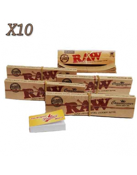 Feuille Raw 2 en 1 slim par 10