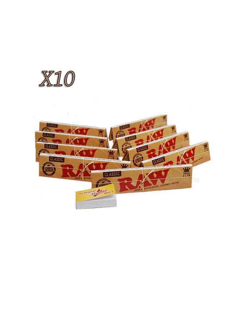 Feuille à rouler slim raw par lot