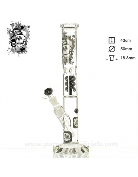 Bang Ice Dope bros percolateur tête de mort 46cm