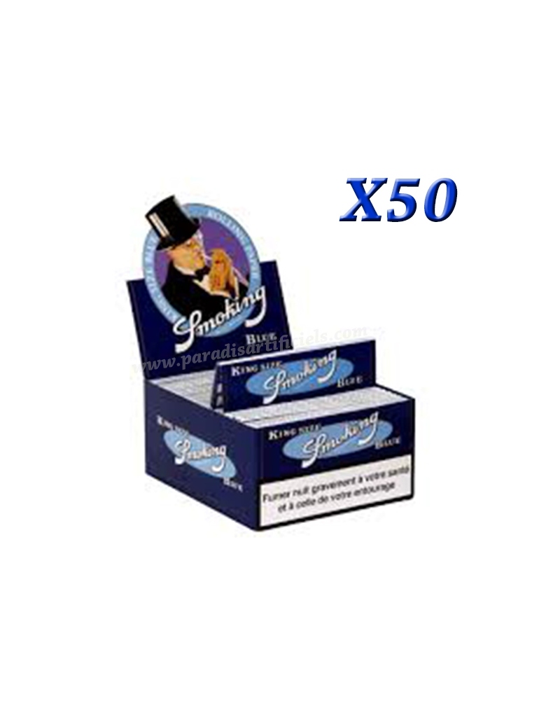 Feuille Smoking Blue slim par boite Feuille Smoking Blue slim par boite