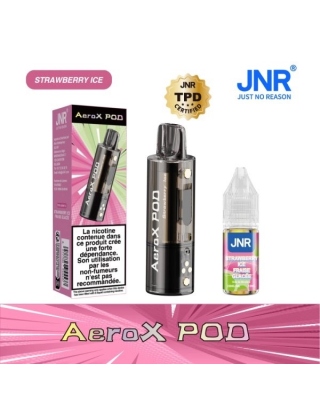 cartouche pod pour puff JNR AERO X 32K saveur strawberry ice