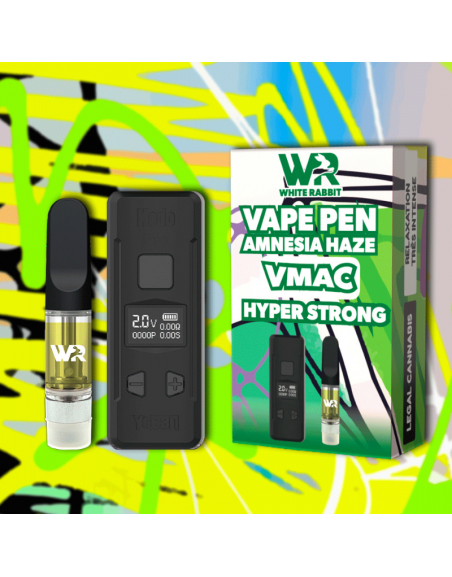 Vape Pen Vmac Hyper Strong Amnesia Haze White Rabbit